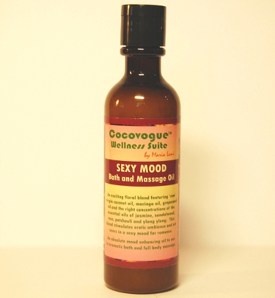 Cocovogue aromterapeitiskā masāžas eko eļļa erotiskam noskaņojumam, 120ml